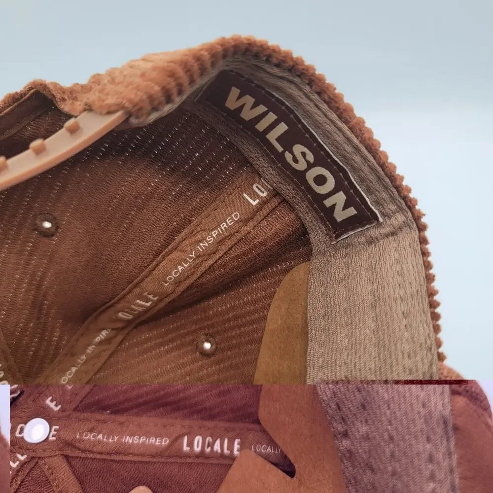Locale Brown Corduroy Baseball Cap Dad Hat 